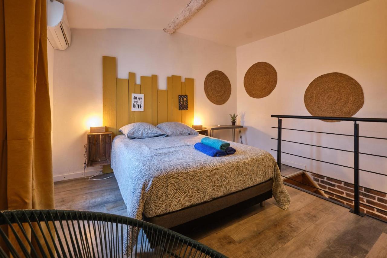 Melina - Jacuzzi - Maison Avec Cour Climatisee Proche Cite Medieval Carcassonne Exterior foto